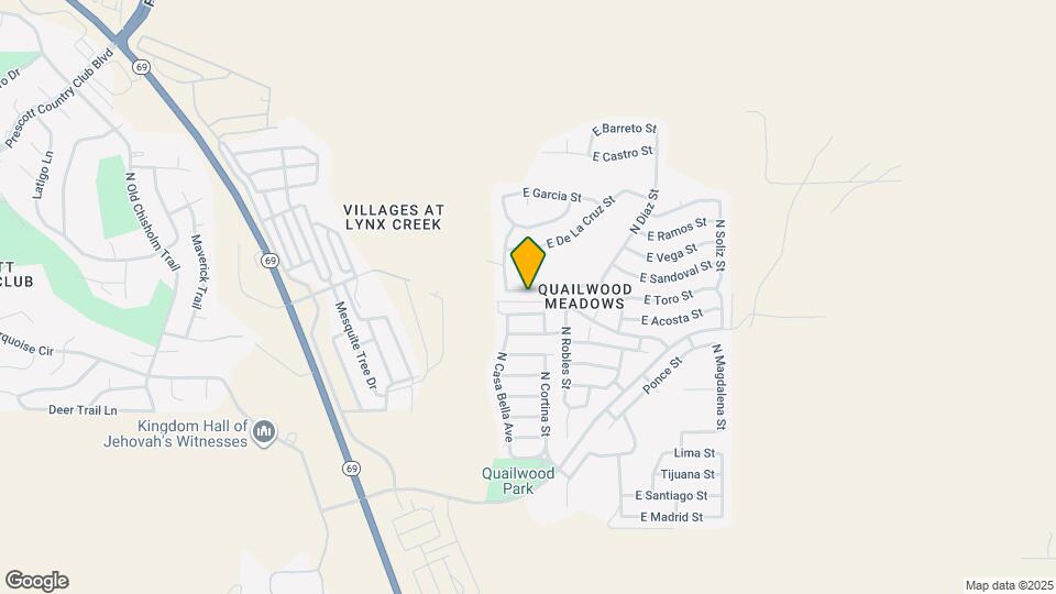 12687 E Ortiz St Map and Location Details