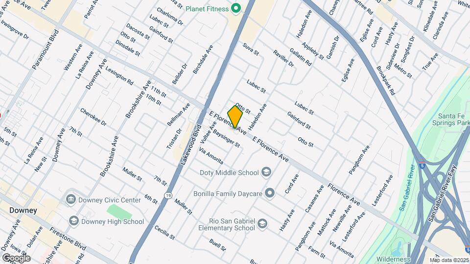 9108 Florence Ave Map and Location Details