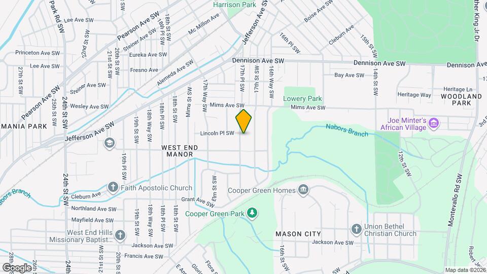 1545 17th Pl SW Map and Location Details