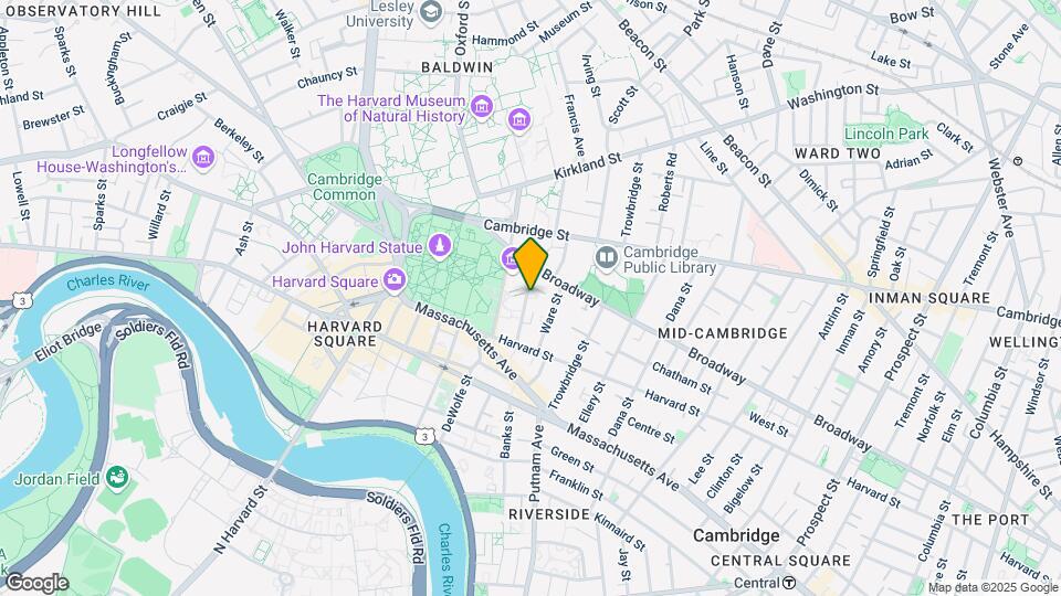 Harvard University Housing Map and Location Details