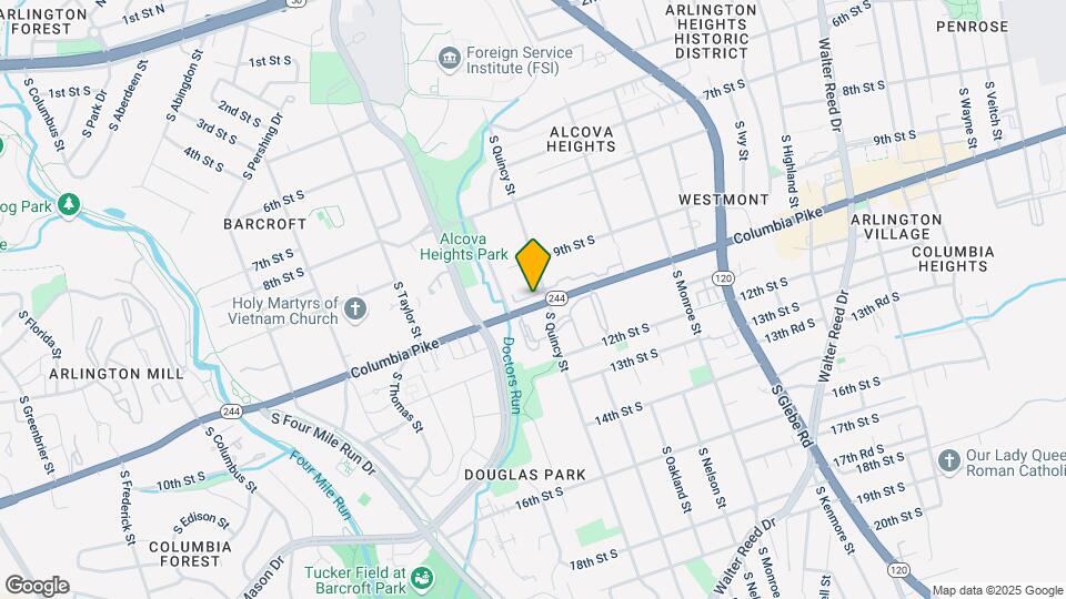 4031 Columbia Pike Map and Location Details