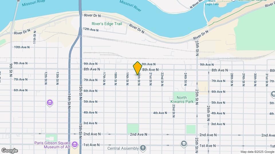1927 7th Ave N Map and Location Details