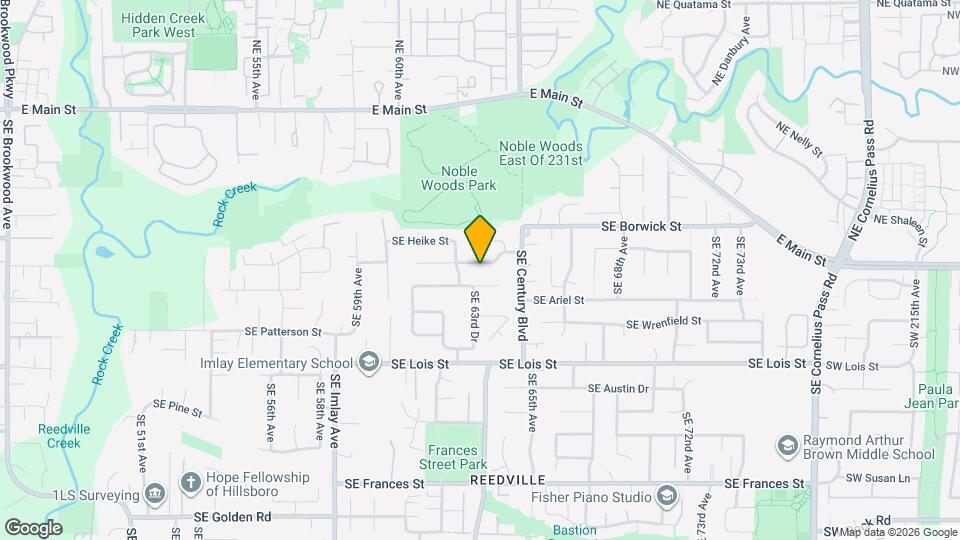 6362 SE Maple St Map and Location Details