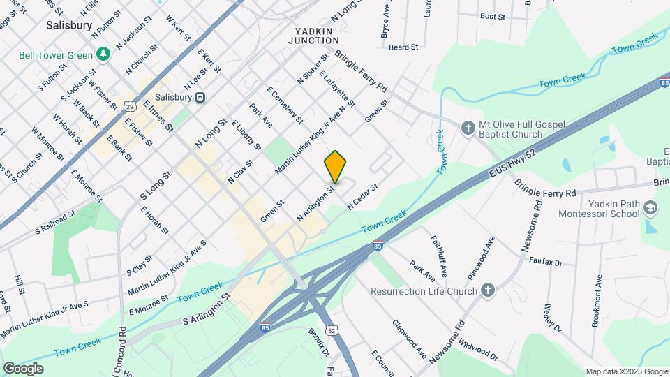 17 N Arlington St Map and Location Details