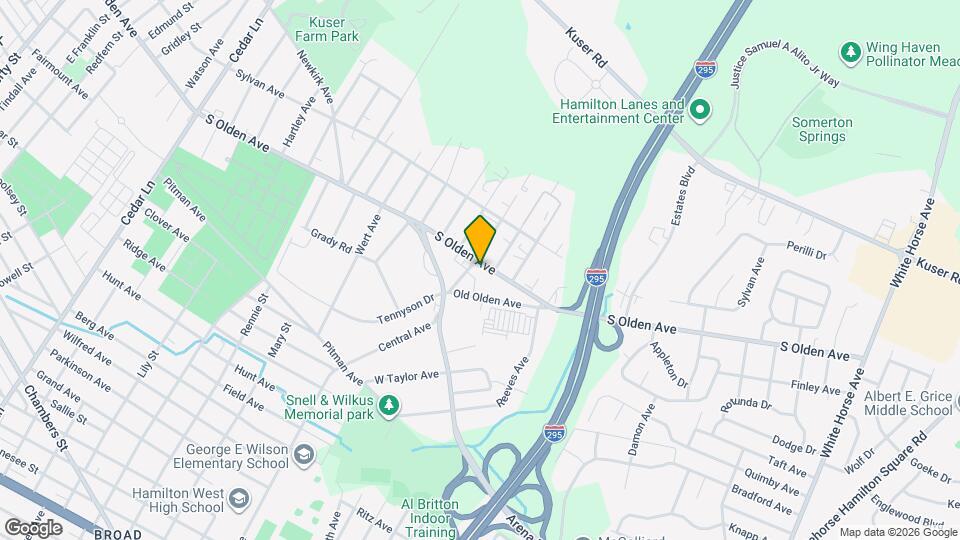 1607 S Olden Ave, Unit Apt B Map and Location Details