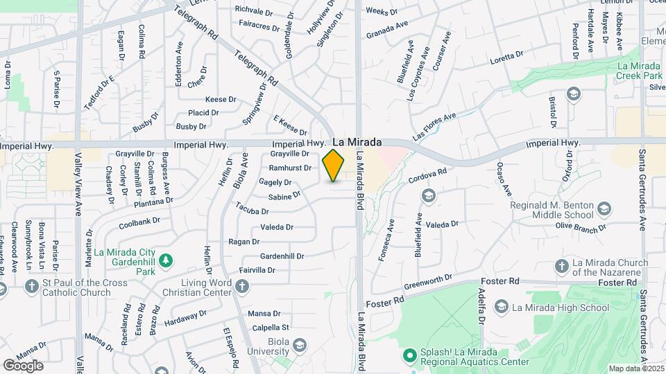 14910 Gagely Dr Mapa y Detalles de la Ubicación