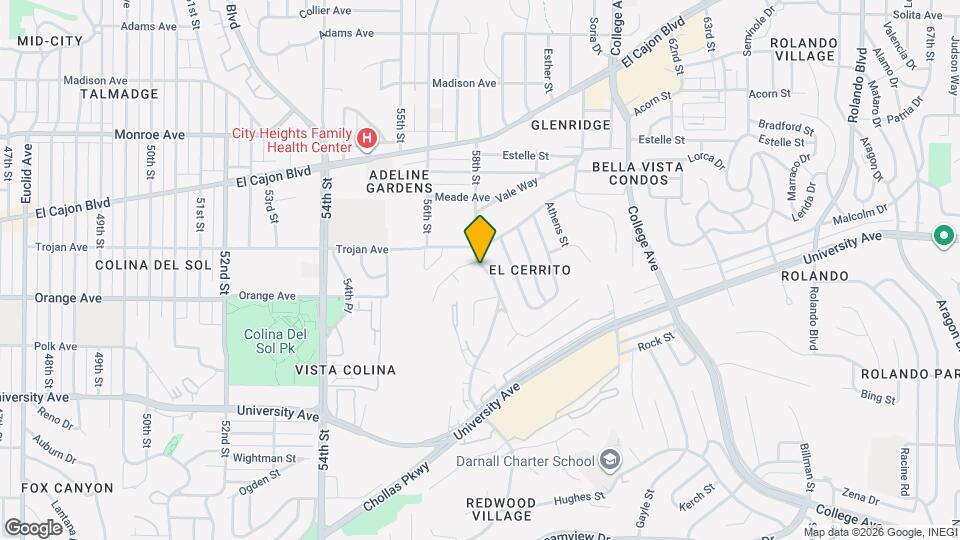 4244 58th St, Unit 1 Map and Location Details