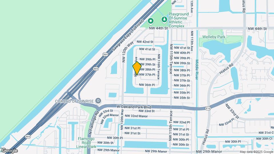 3710 NW 119th Ave Map and Location Details