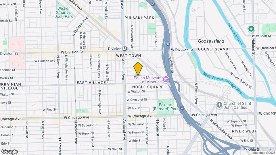 1505-1507 W Cortez St Mapa y Detalles de la Ubicación