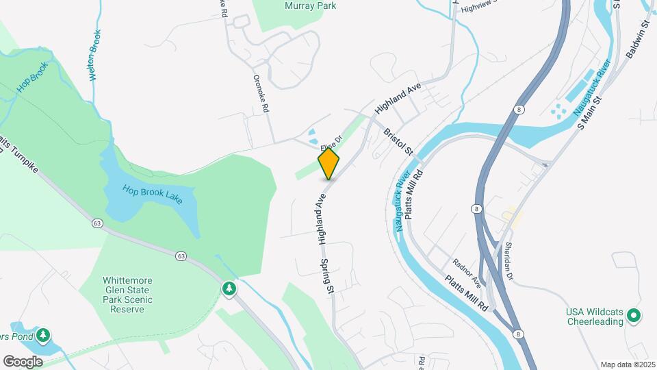 1642 Highland Ave Map and Location Details