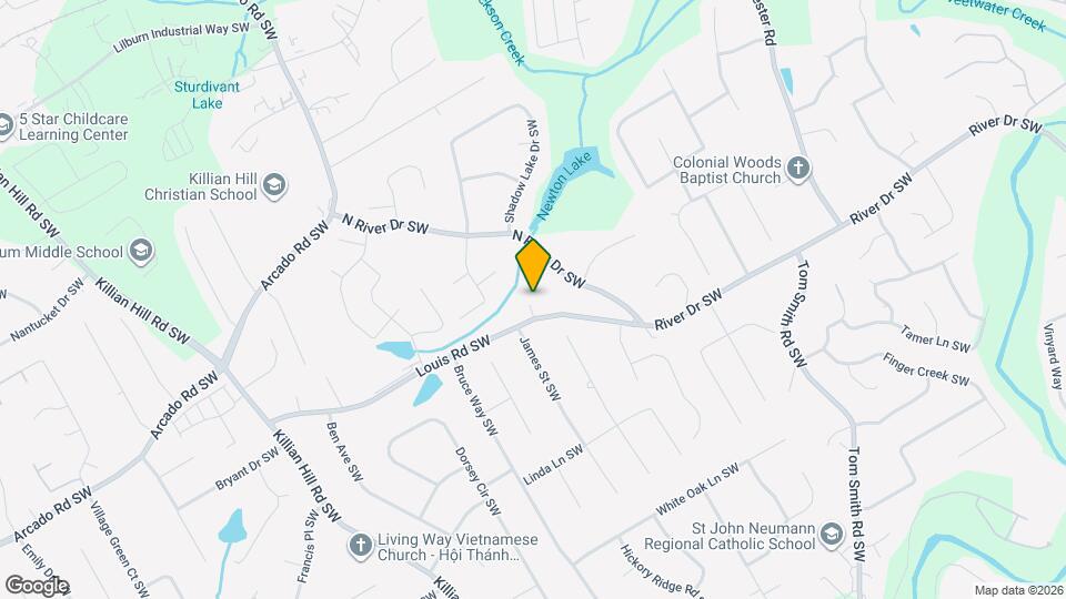 342 Regent Ct SW Map and Location Details