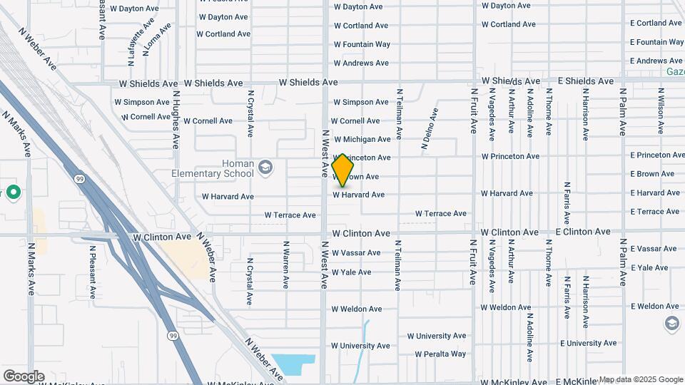 1206 W Harvard Ave Map and Location Details