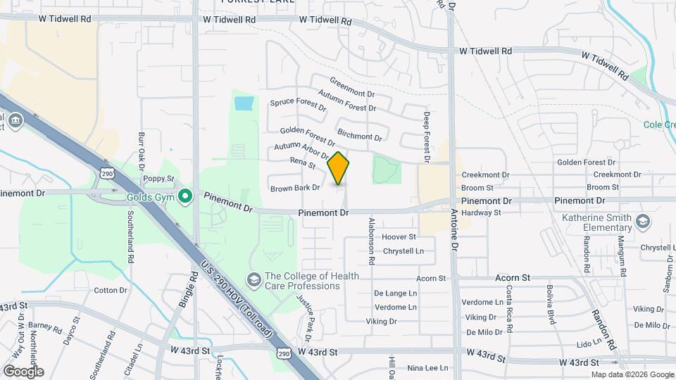 5329 Lost Forest Dr Map and Location Details