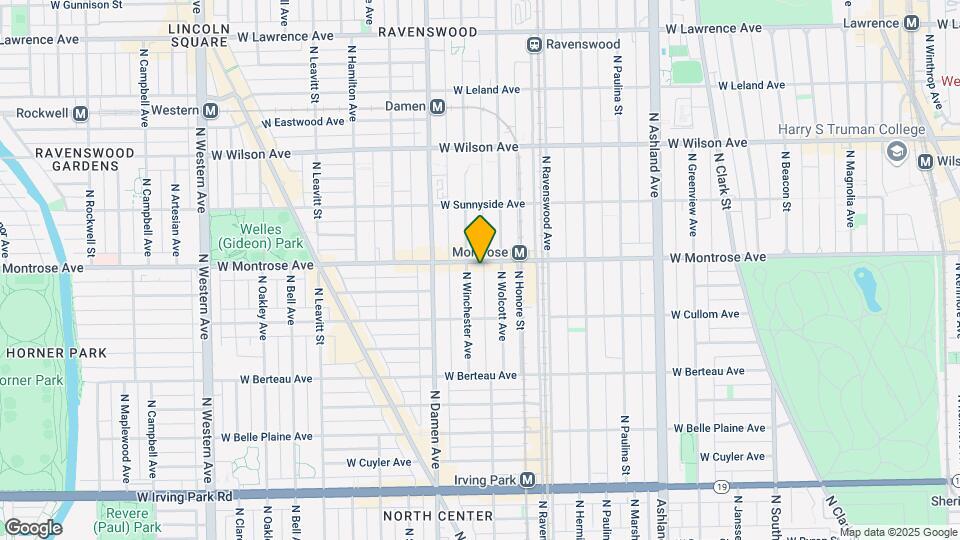 1921 W Montrose Ave, Unit 2 Map and Location Details