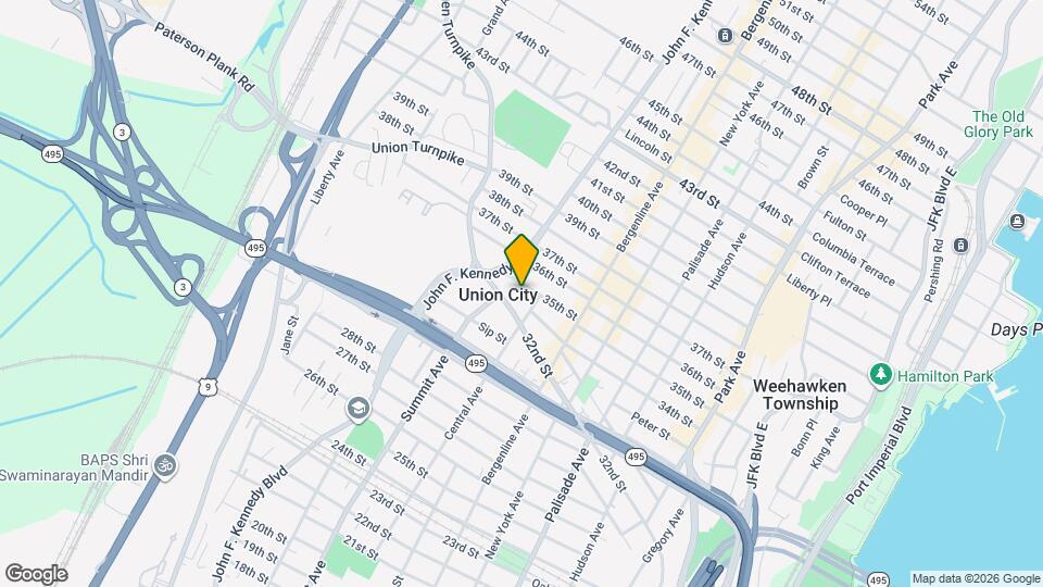 555-559-559 35th St Map and Location Details