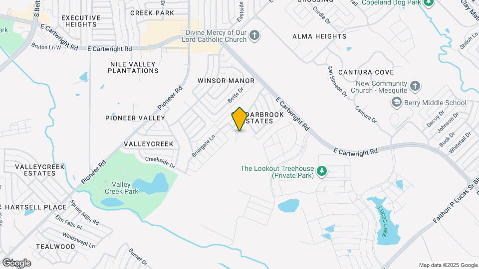 1817 Cedarbriar Dr Map and Location Details