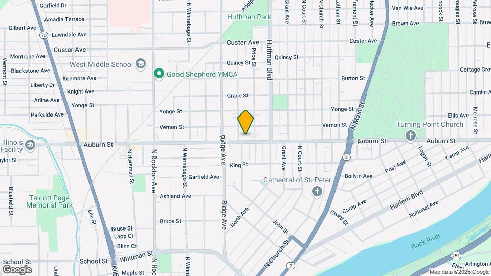 1915 Auburn St Map and Location Details