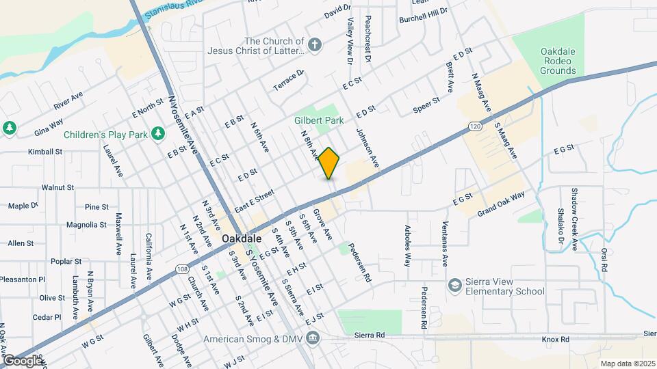 880 E F St Map and Location Details