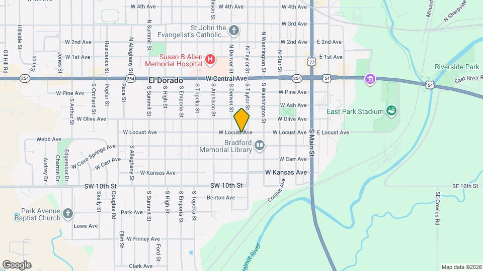 511 W Locust Ave Map and Location Details