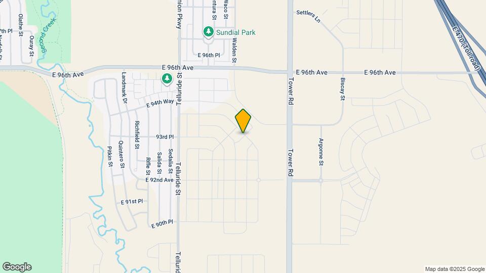 9351 Yampa St Map and Location Details