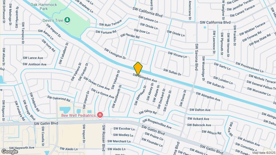 1516 SW Abingdon Ave Map and Location Details