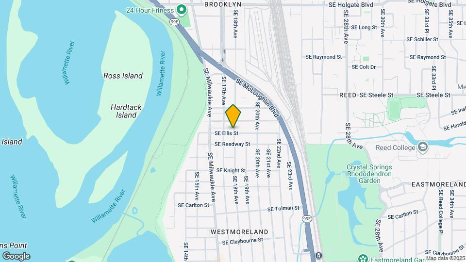 5535 SE 18th Ave Map and Location Details