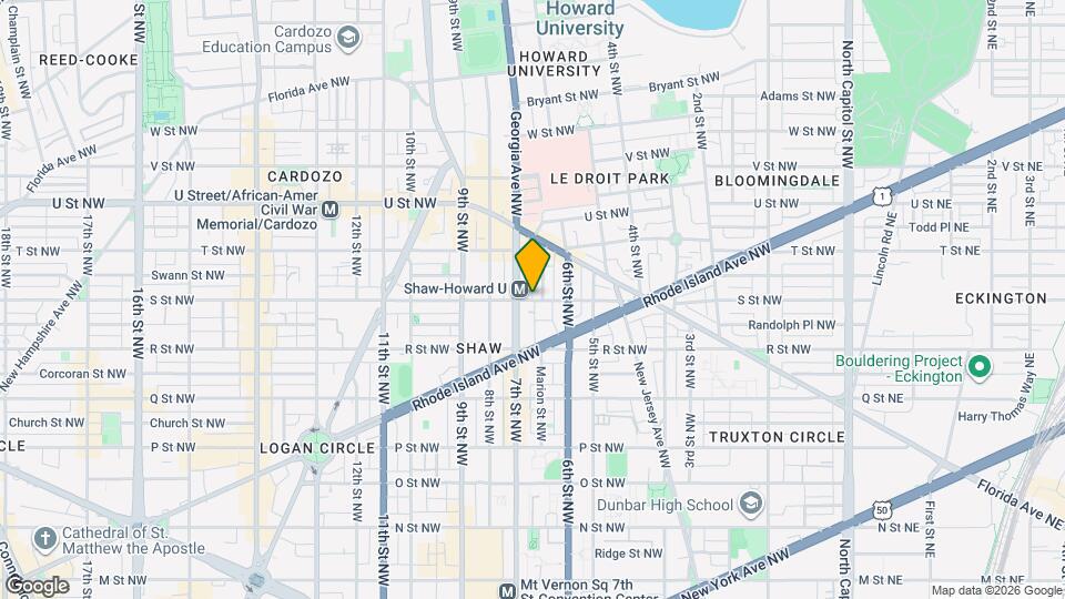 635 S St NW Map and Location Details