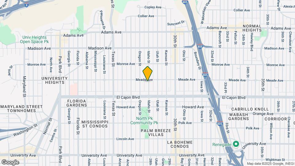 4378-4386 Idaho St Map and Location Details
