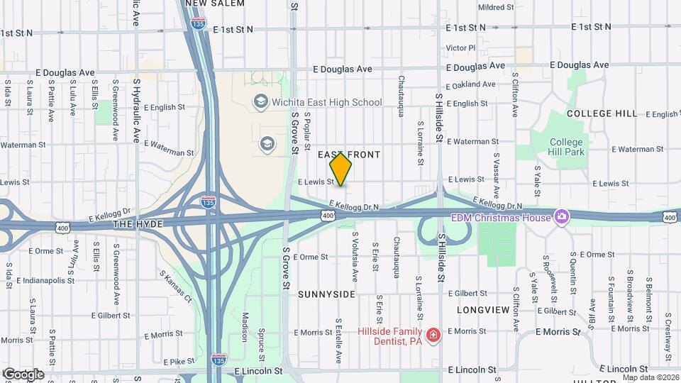 411 S Estelle St Map and Location Details