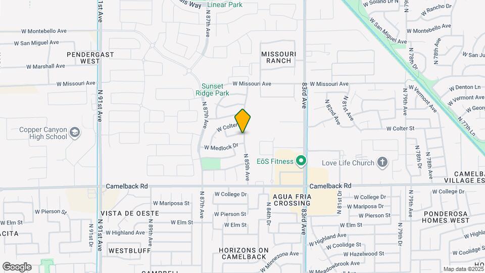 8511 W Orange Dr Map and Location Details