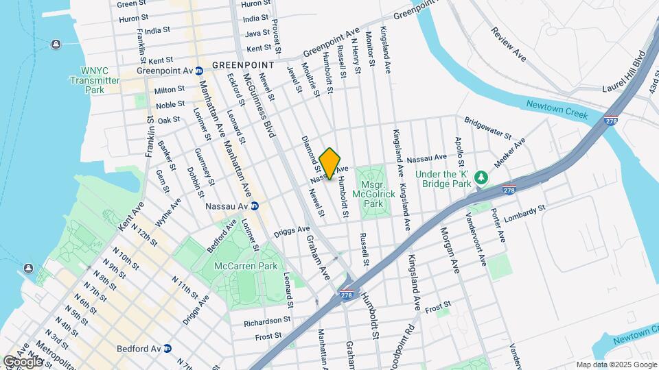 60 Diamond St Map and Location Details