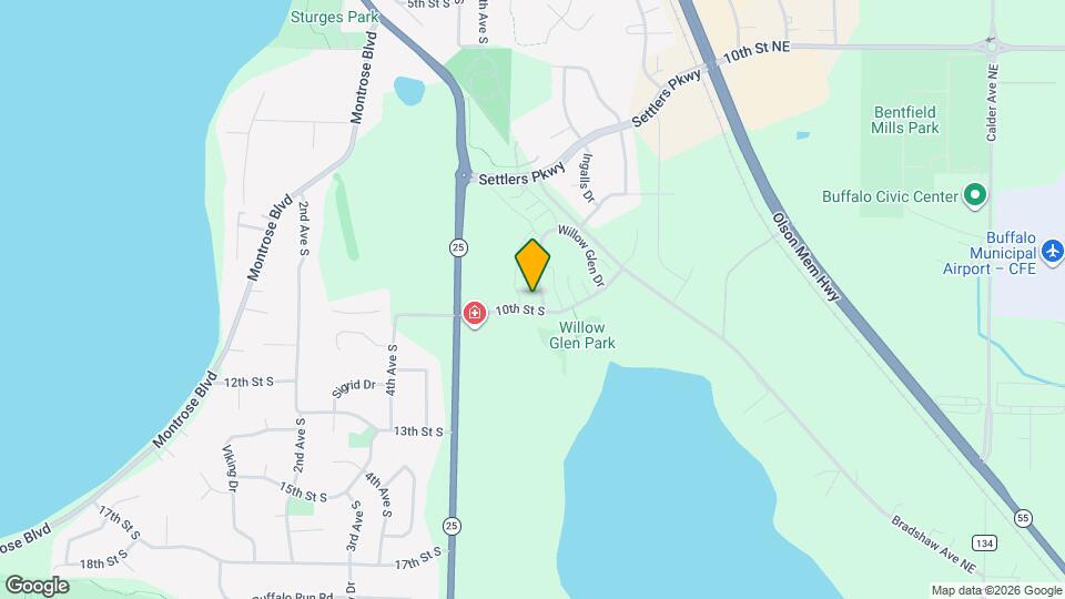 711 Willow Glen Dr Map and Location Details