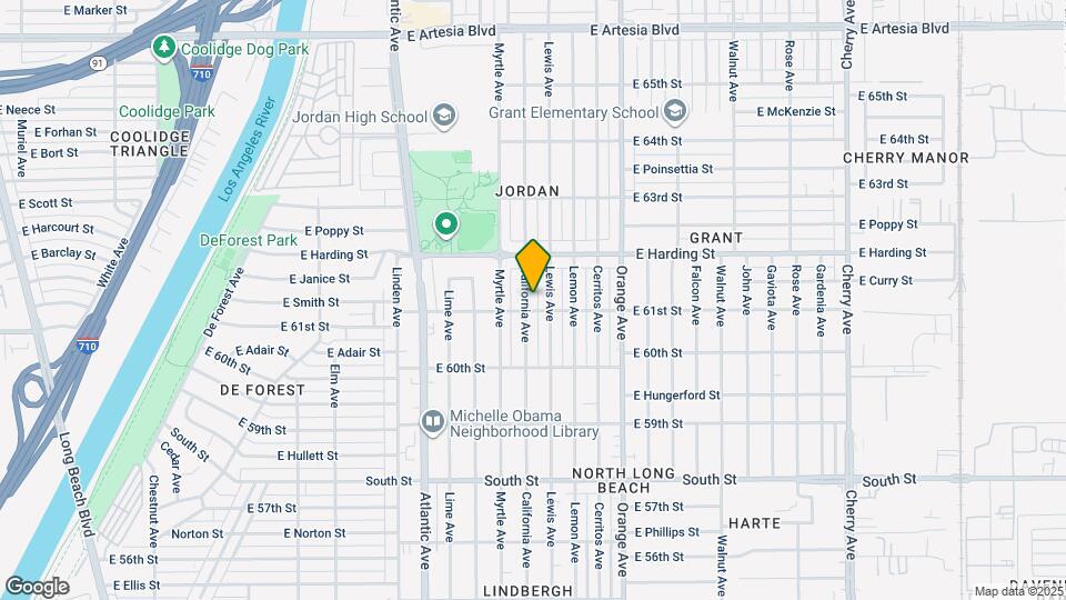 6120 California Ave Map and Location Details