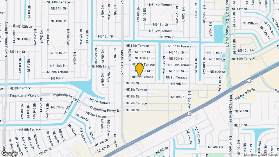 904 NE 9th Terrace Map and Location Details