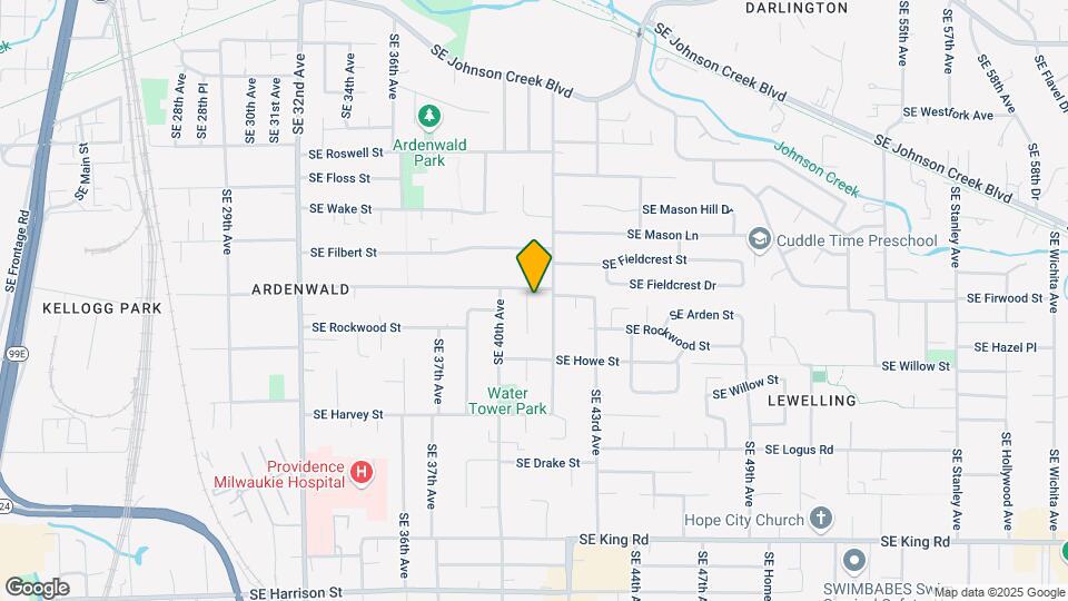 9434 SE 41st Ave Map and Location Details