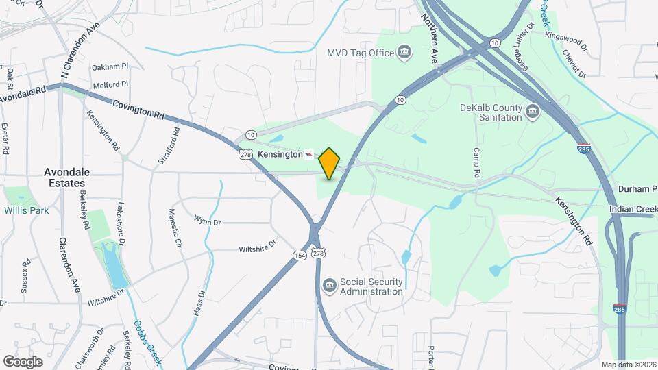 Kensington Pointe Senior Residences Map and Location Details