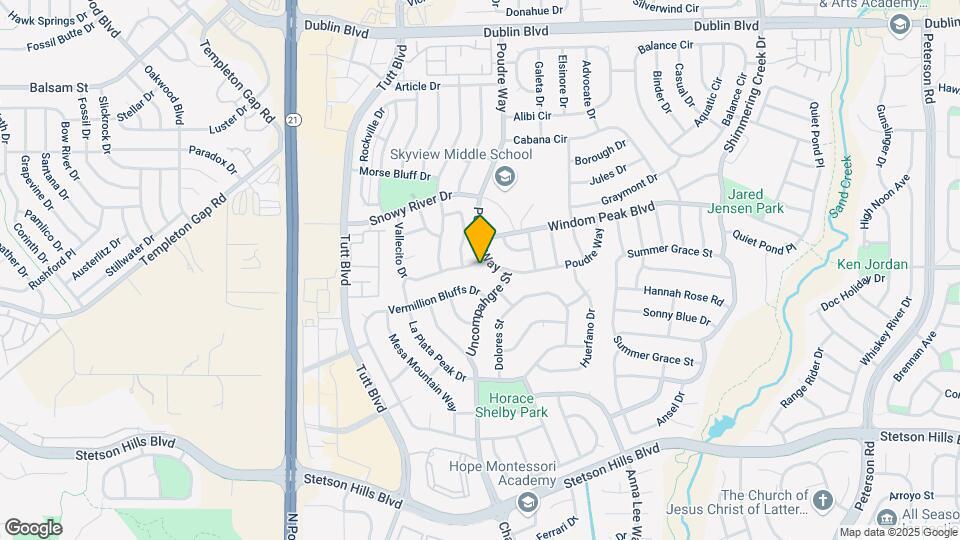 5918 Vallecito Dr Map and Location Details