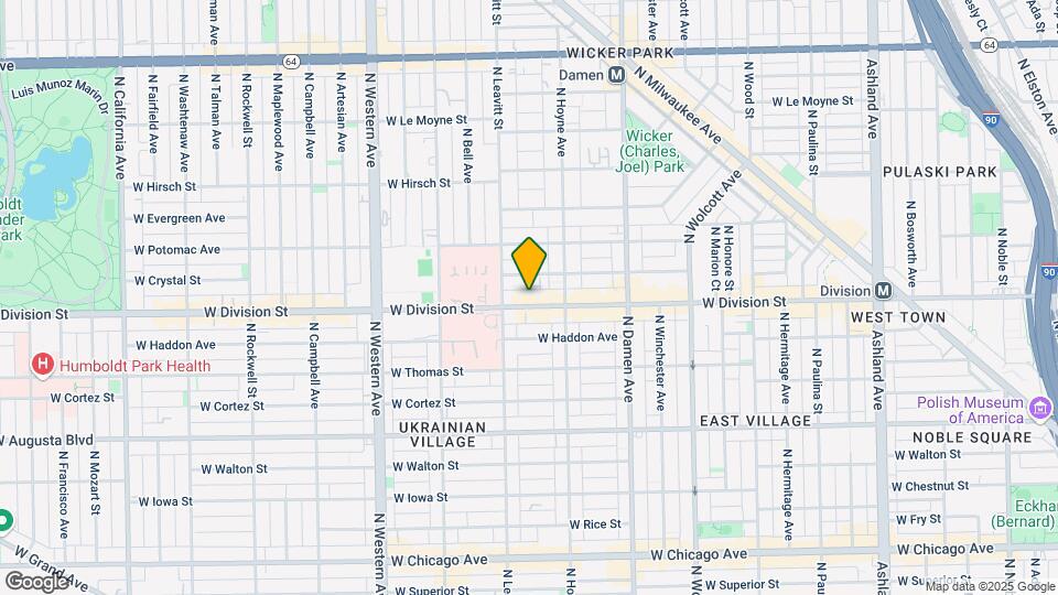 2134 W Division St, Unit 2 Mapa y Detalles de la Ubicación