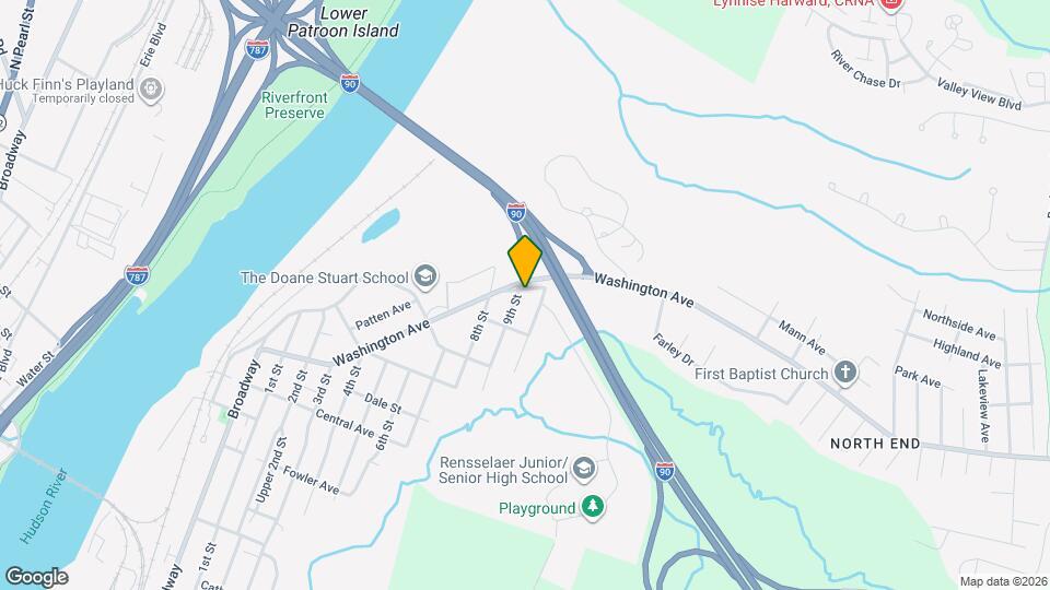 400 Washington Ave, Unit upstairs Mapa y Detalles de la Ubicación