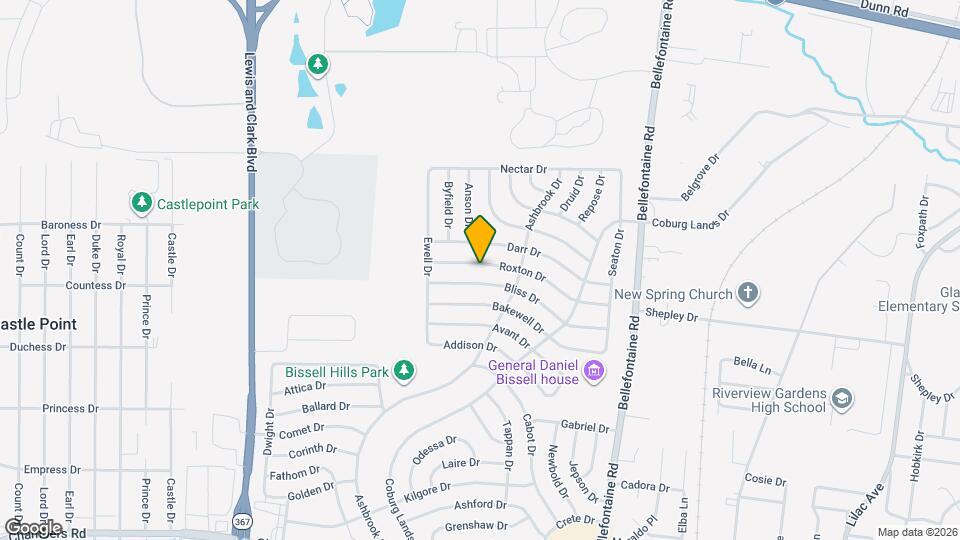 1230 Roxton Dr Map and Location Details