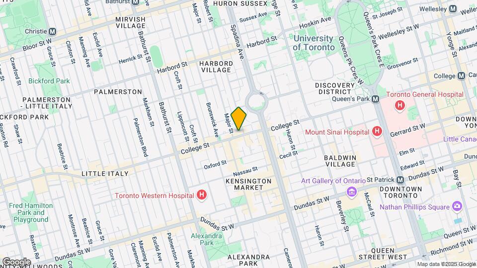 312 College St Map and Location Details