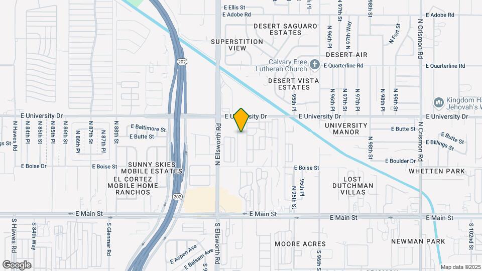 317 N 93rd St-Unit -3 Map and Location Details