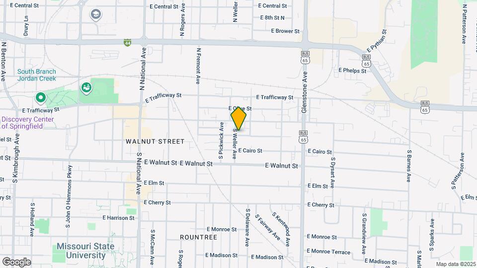 1505 E McDaniel St Map and Location Details