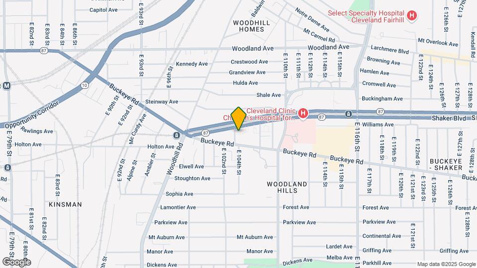 10306 Shaker Blvd Map and Location Details