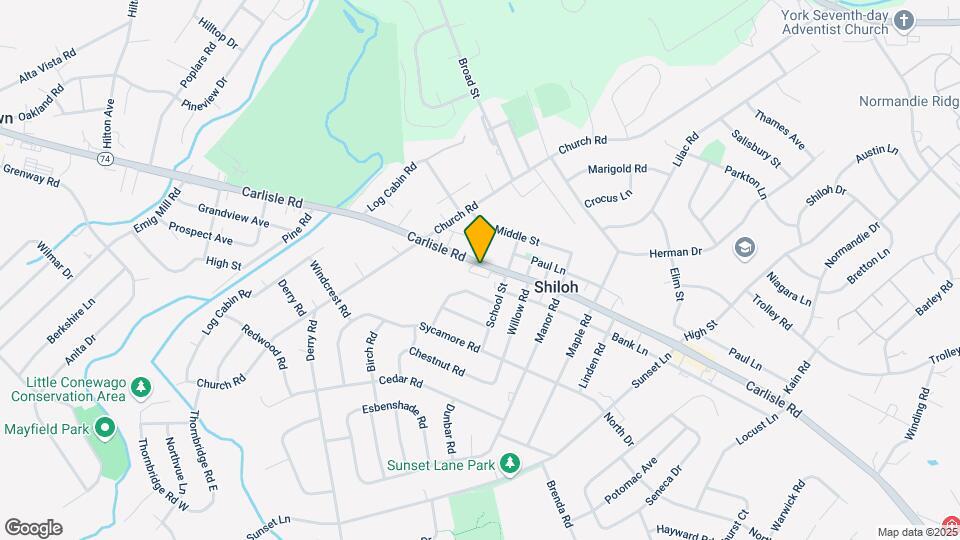 2320 Carlisle Rd Mapa y Detalles de la Ubicación