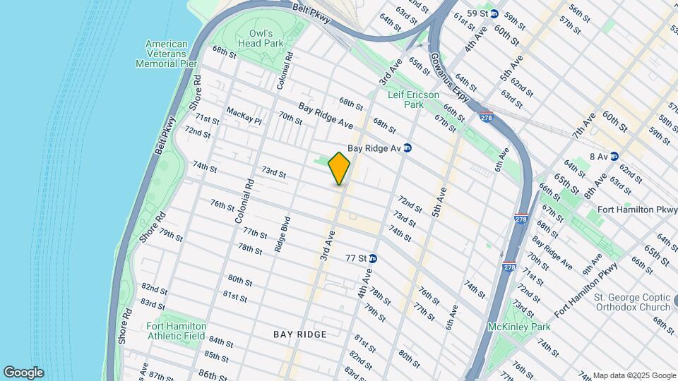 7222 3rd Avenue Map and Location Details
