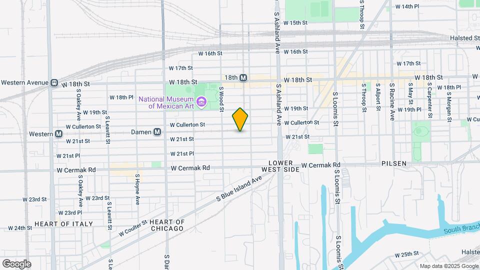 1722 W. 21st St. Mapa y Detalles de la Ubicación