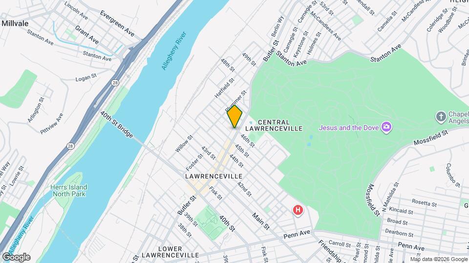 4519 Butler St Map and Location Details