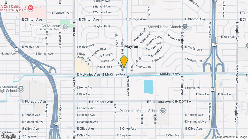 1622 N 6th St Map and Location Details