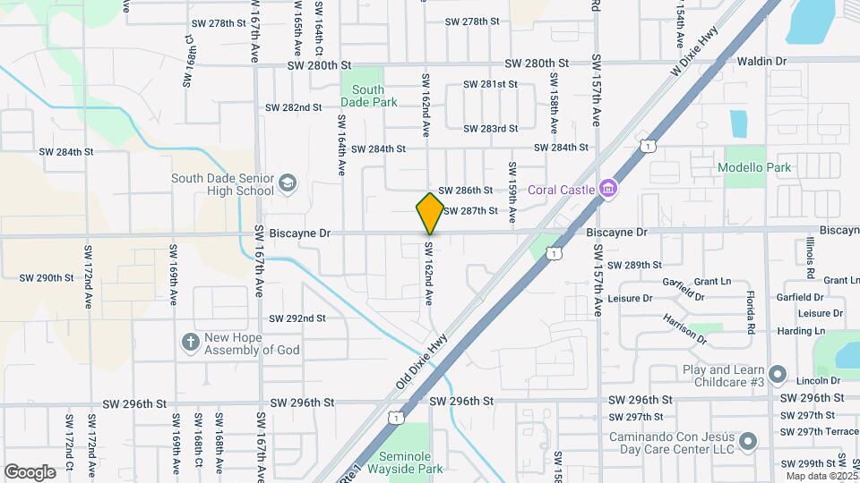 28845 SW 162nd Ave Map and Location Details
